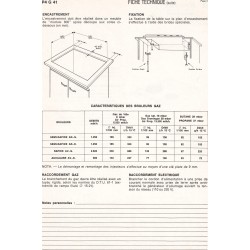 Fiche technique bis P 4 G 41