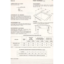 Fiche technique bis P 4 D 41