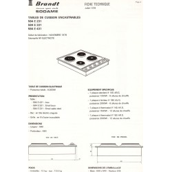 fiche technique 584 E 231