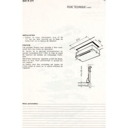 fiche technique bis 541 H 211