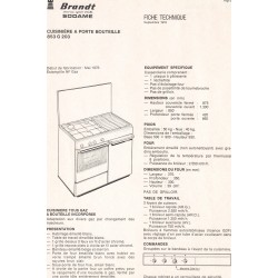 fiche technique 853 G 203