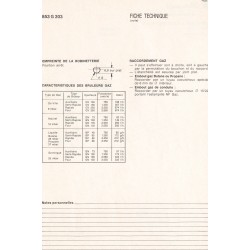 fiche technique bis 853 G 203