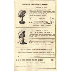 catalogue radiateurs 1930