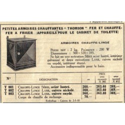Armoire chauffante Thomson 1930