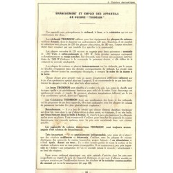 emploi appareil de cuisine Thomson