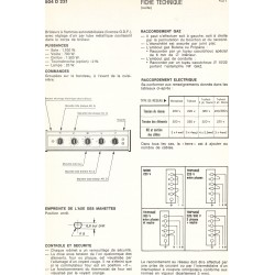 fiche technique bis 504 d 231