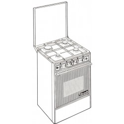 cuisinière 504 M 605 Brandt