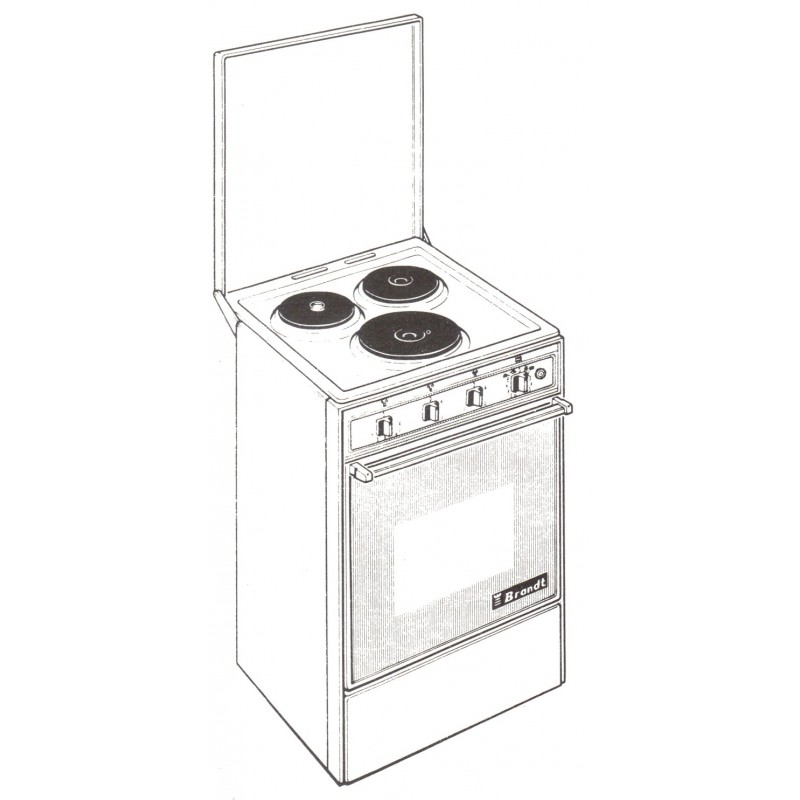 cuisinière 503 E 605 Brandt