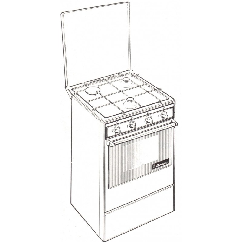 cuisinière 503 g 202 Brandt