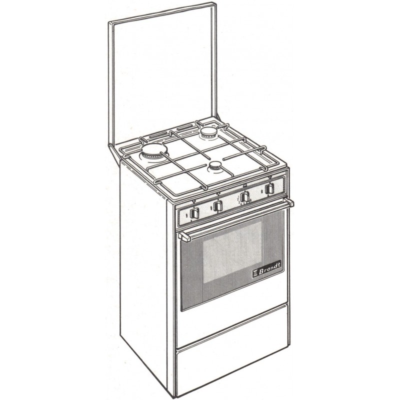 cuisinière 503 G 205 Brandt