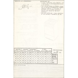 fiche technique bis 504 G 301