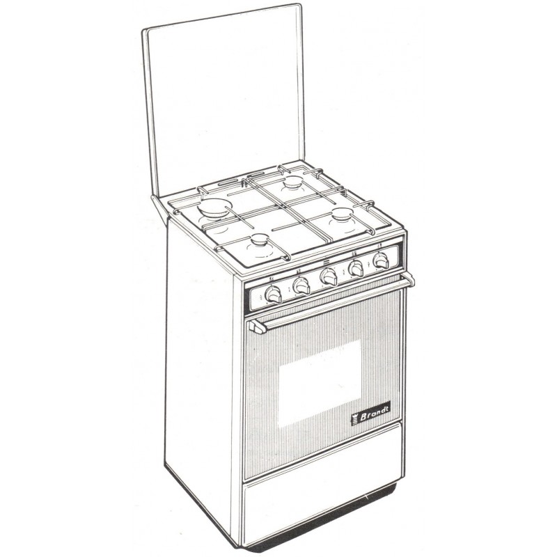 cuisinière 504 G 402 Brandt