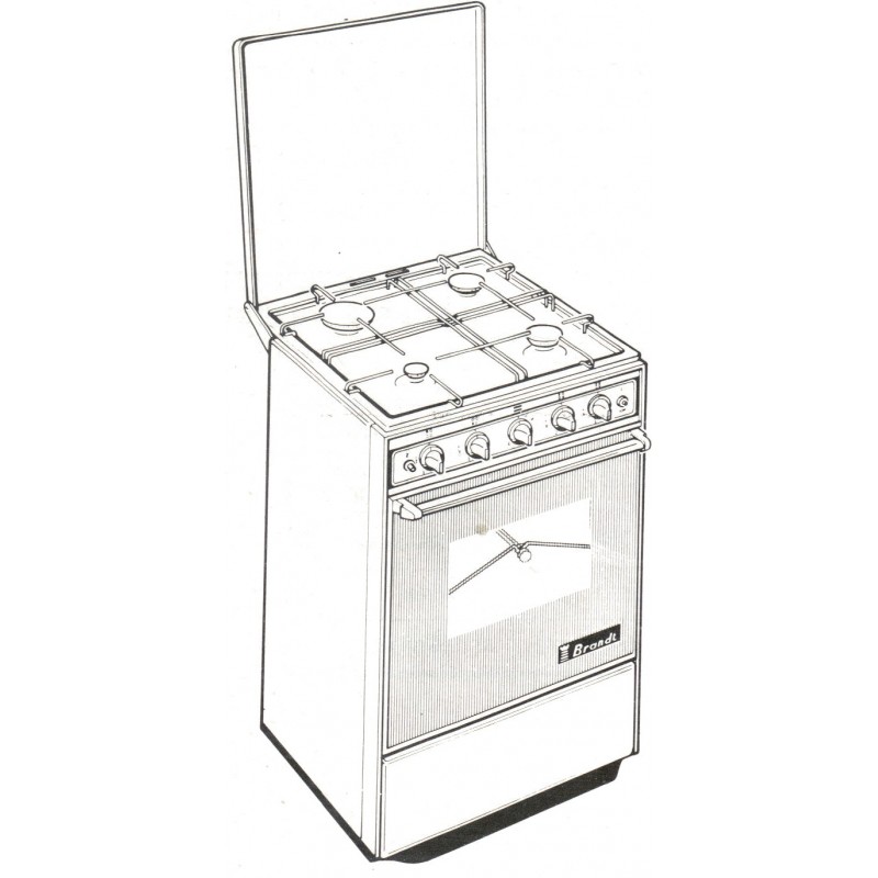 cuisinière 504 G 602 Brandt
