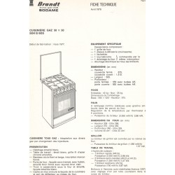 fiche technique  504 G 605