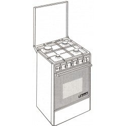 cuisinière 504 G 605 Brandt