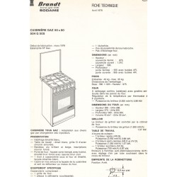 fiche technique  504 G 505