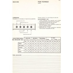 fiche technique bis 504 G 505