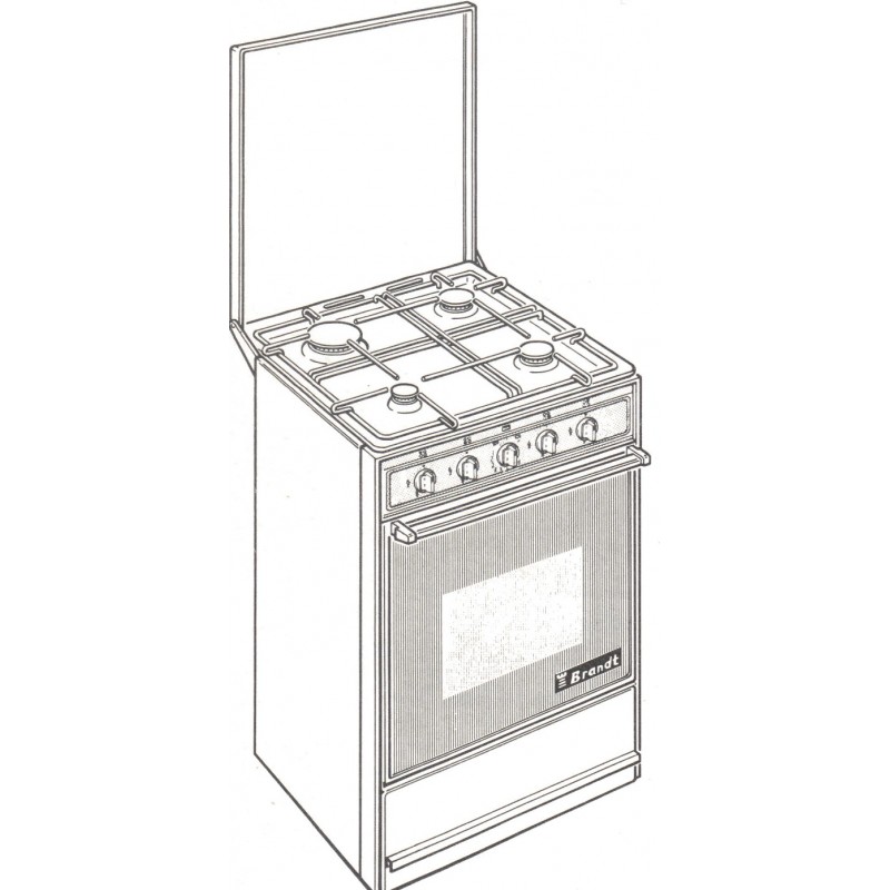 cuisinière 504 G 505 Brandt