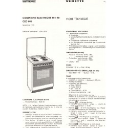 fiche technique CEC 601