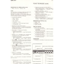 fiche technique bis CEPL 611