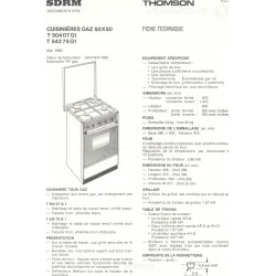 fiche technique T 504 07 G