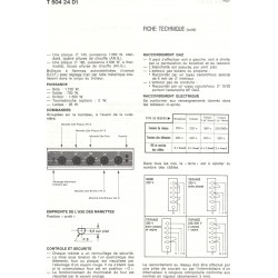fiche technique bis  T 504 24 D1