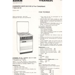 fiche technique T  604 331 M