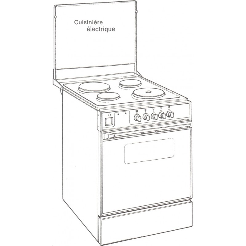 cuisinière  604 E 351 Brandt