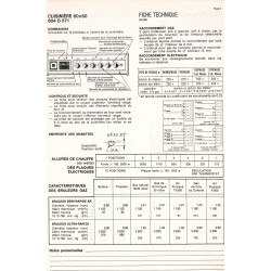 fiche technique bis 604 D 571