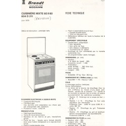 fiche technique 604 D 221