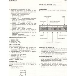 fiche technique bis 604 D 221