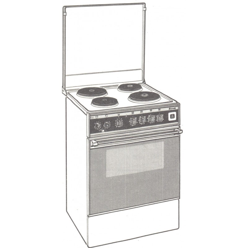 cuisinière  604 E 221 Brandt