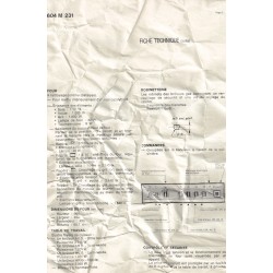 fiche technique bis 604 M 231