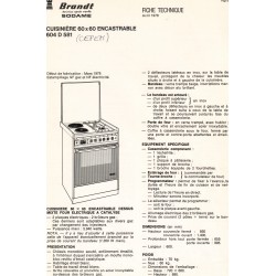 fiche technique 604 D 581