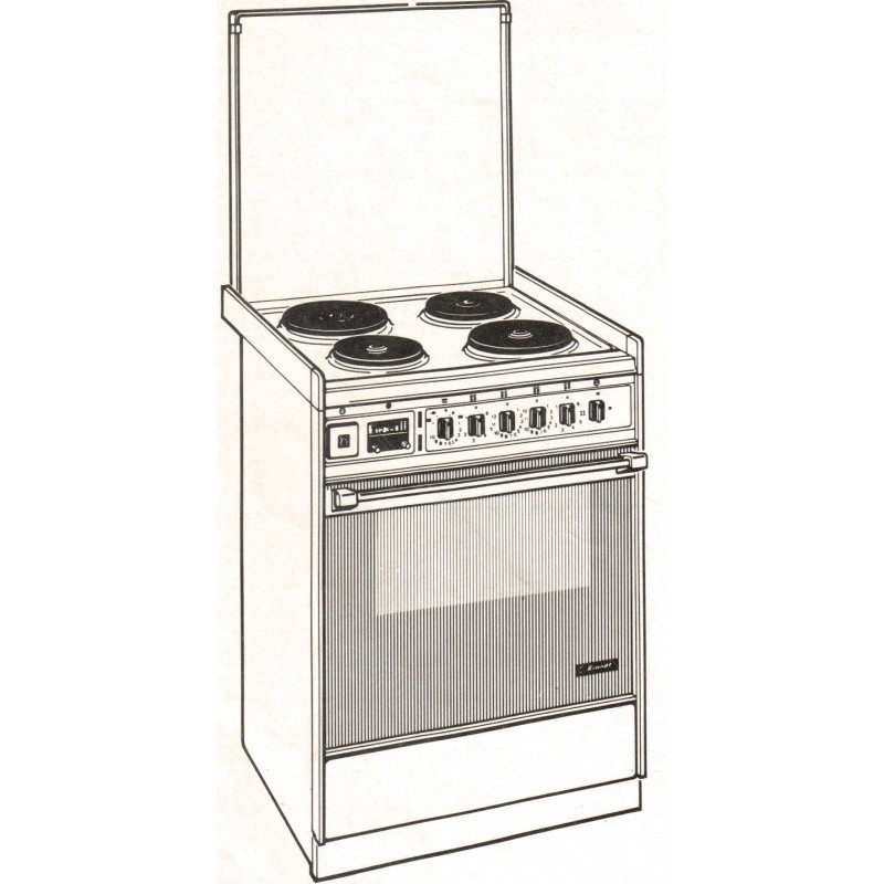 cuisinière 604 E 581 Brandt