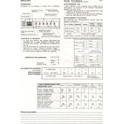 fiche technique bis 604 D 541