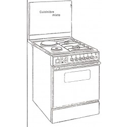 cuisinière 604 D 651 Brandt