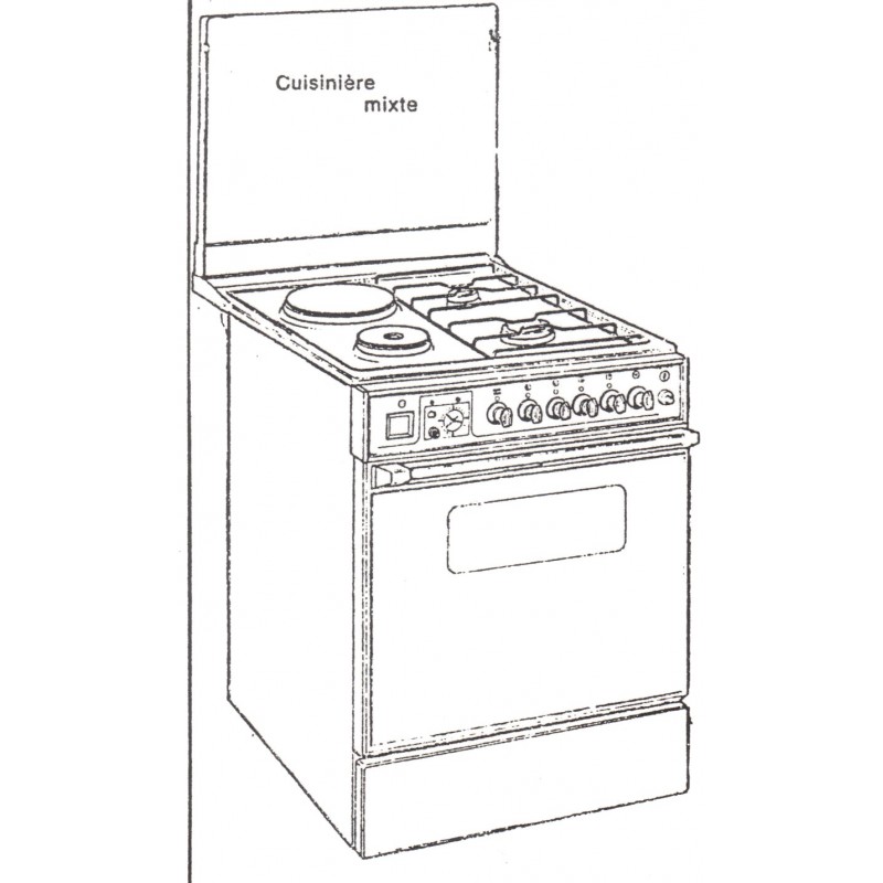 cuisinière 604 D 651 Brandt