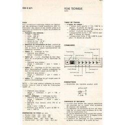 fiche technique bis 604 E 671