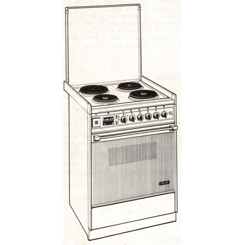 cuisinière 604 E 671 Brandt