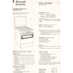 fiche technique 604 G 361