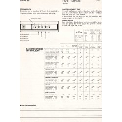 fiche technique bis 604 G 362