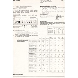 fiche technique bis 604 G 562