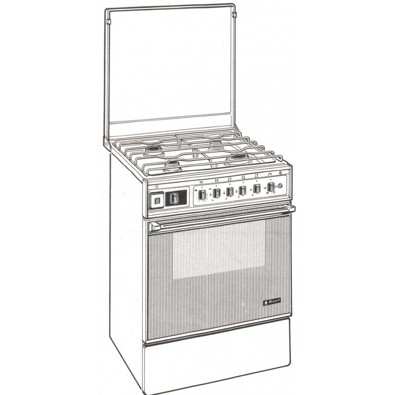 cuisinière 604 G 563 Brandt