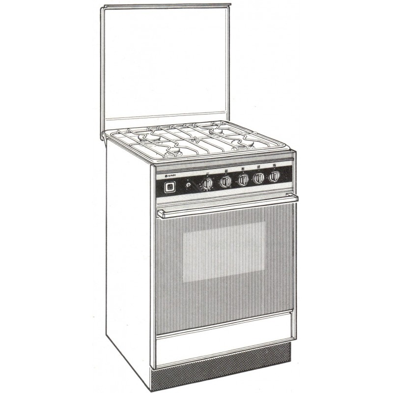 cuisinière 604 G 211 Brandt
