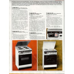 cuisinière 60x60 thomson