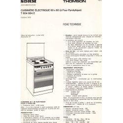 fiche technique T 604 664 E