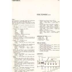 fiche technique bis T 604 664 E