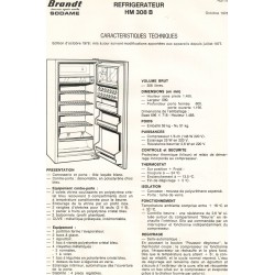 fiche technique HM 308 B  78