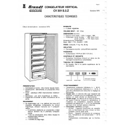 fiche technique CV 301 S 2 Z